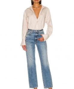 Cheapest 🎉 Camila Coelho Kristiana Oversized Shirt In Beige ⭐ -Camila Coelho Store COEL WS175 V4