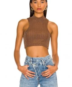 Wholesale 🔥 Camila Coelho Adalyn Tank In Brown 🤩