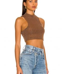 Wholesale 🔥 Camila Coelho Adalyn Tank In Brown 🤩 -Camila Coelho Store COEL WS177 V2