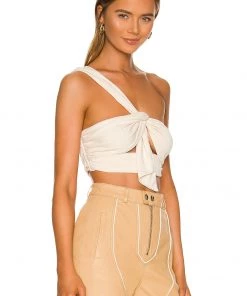Deals 🎁 Camila Coelho Jalena Top In Beige ✔️ -Camila Coelho Store COEL WS187 V2