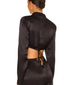 Hot Sale ✔️ Camila Coelho Chelsie Crop Top In Black ✔️ 8 Hot Sale ✔️ Camila Coelho Chelsie Crop Top In Black ✔️ -Camila Coelho Store COEL WS188 V3