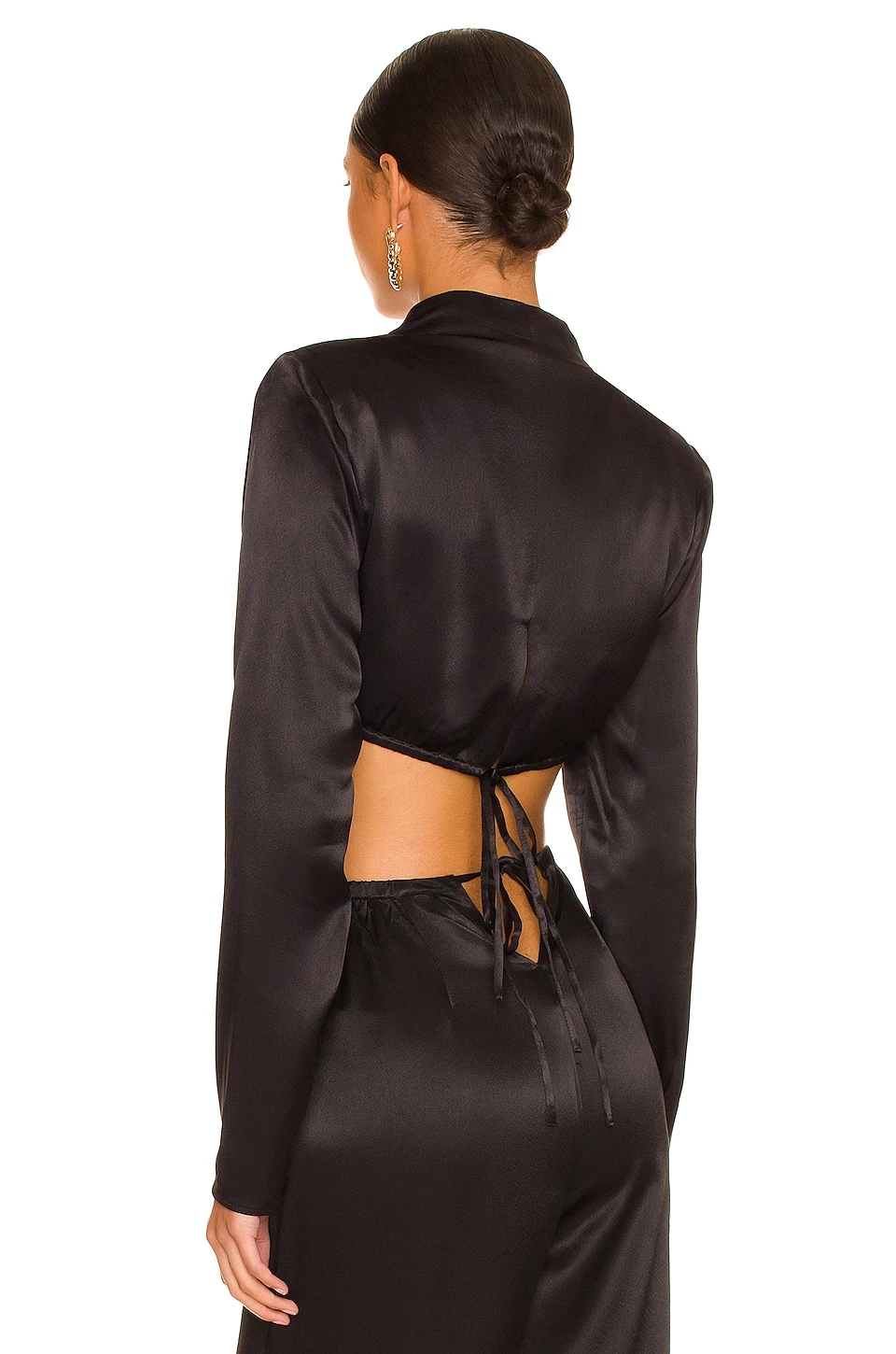 Hot Sale ✔️ Camila Coelho Chelsie Crop Top In Black ✔️ 5 Hot Sale ✔️ Camila Coelho Chelsie Crop Top In Black ✔️ - Image 3