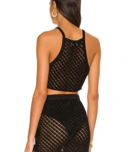 Buy 🌟 Camila Coelho Offshore Crop In Black 👏 -Camila Coelho Store COEL WS189 V3