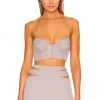 Coupon 🎁 Camila Coelho Clara Bustier In Grey 🛒 -Camila Coelho Store COEL WS190 V1