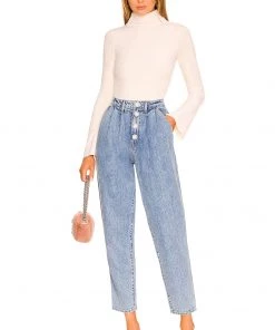 Flash Sale 😀 Camila Coelho Gloria Bodysuit In Off White 🎉 -Camila Coelho Store COEL WS196 V5