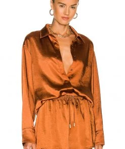 Deals ⭐ Camila Coelho Amber Top In Brown 🌟