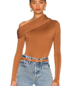 Brand new ✔️ Camila Coelho Cory Bodysuit In Chestnut Brown 💯