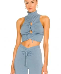 Best deal 🎉 Camila Coelho Aviva Top In Blue ✨