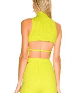 Wholesale ❤️ Camila Coelho Coyote Top In Lime ❤️ -Camila Coelho Store COEL WS214 V3