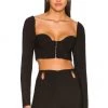 Hot Sale π Camila Coelho Kora Crop Top In Black π 2 Hot Sale π Camila Coelho Kora Crop Top In Black π -Camila Coelho Store COEL WS216 V1