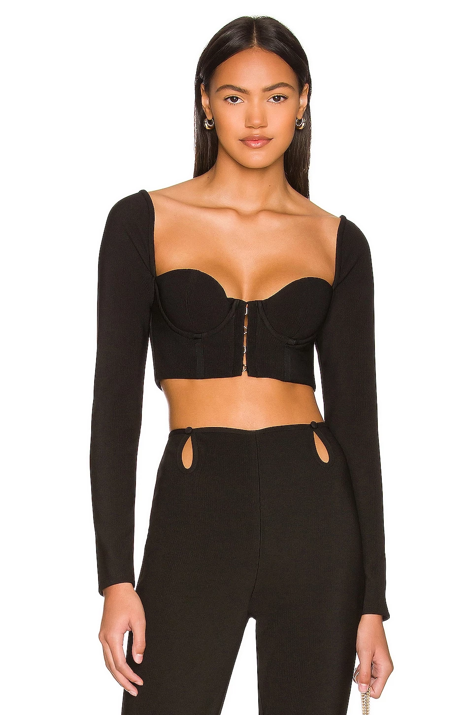 Hot Sale π Camila Coelho Kora Crop Top In Black π 3 Hot Sale π Camila Coelho Kora Crop Top In Black π