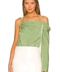 Discount 🔔 Camila Coelho Kimley Bodysuit In Jade Green 😀