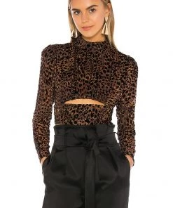 Brand new 🤩 Camila Coelho Kristi Top In Brown Leopard 😍