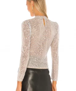 Cheap β€οΈ Camila Coelho Nita Top In Silver π 9 Cheap β€οΈ Camila Coelho Nita Top In Silver π -Camila Coelho Store COEL WS52 V3