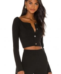 Best Pirce 🛒 Camila Coelho Courtney Top In Black 😍