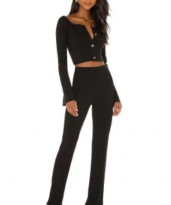 Best Pirce 🛒 Camila Coelho Courtney Top In Black 😍 -Camila Coelho Store COEL WS93 V4