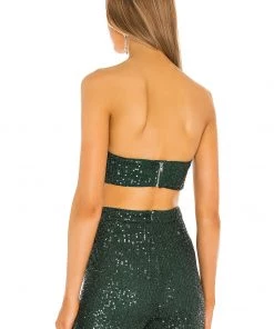 Brand new 👍 Camila Coelho Calvin Crop Top In Green ⭐ -Camila Coelho Store COEL WS94 V3