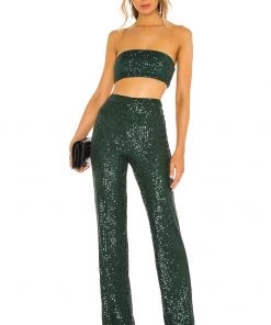 Brand new 👍 Camila Coelho Calvin Crop Top In Green ⭐ -Camila Coelho Store COEL WS94 V4