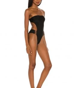 Top 10 🌟 Camila Coelho Laura One Piece In Black ✨ -Camila Coelho Store COEL WX106 V2