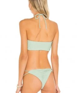 Promo 💯 Camila Coelho Nadalia Top In Mint 🔥 -Camila Coelho Store COEL WX111 V3