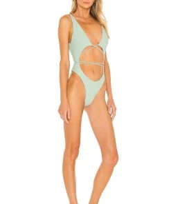 Buy 🎁 Camila Coelho Nadalia One Piece In Mint 👍 -Camila Coelho Store COEL WX113 V2