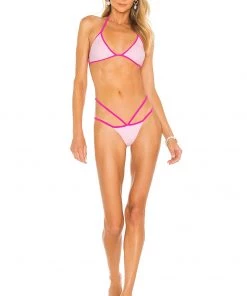 Top 10 ✨ Camila Coelho Belmira Bottom In Pink Multi 👍 -Camila Coelho Store COEL WX115 V4