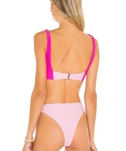 Best Sale 🌟 Camila Coelho Benedita Top In Pink Multi 🔔 -Camila Coelho Store COEL WX116 V3