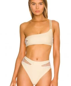 Outlet 🎁 Camila Coelho Caprice Top In Light Beige 🎁