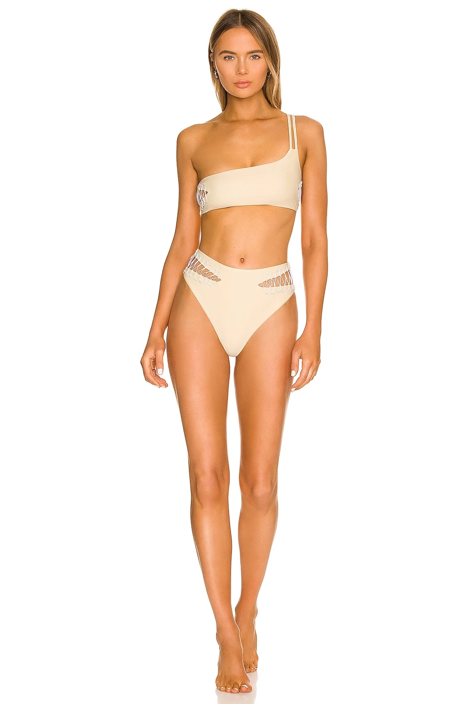 Wholesale π Camila Coelho Caprice High Waist Bottom In Light Beige π― 6 Wholesale π Camila Coelho Caprice High Waist Bottom In Light Beige π― - Image 4