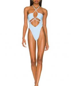 Best Pirce 🔔 Camila Coelho Catalena One Piece In Sky Blue 🧨 -Camila Coelho Store COEL WX137 V2