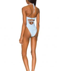 Best Pirce 🔔 Camila Coelho Catalena One Piece In Sky Blue 🧨 -Camila Coelho Store COEL WX137 V4