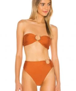 Flash Sale 🤩 Camila Coelho Paradise Top In Bronze Glow 👏