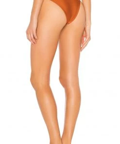 Hot Sale ✔️ Camila Coelho Paradise High Waist Bottom In Bronze Glow ⌛ -Camila Coelho Store COEL WX20 V4
