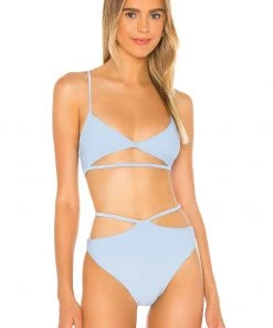 Buy 💯 Camila Coelho Marina Top In Aqua 🔔