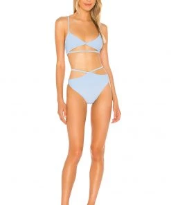 Cheapest 💯 Camila Coelho Marina Bottom In Aqua 🛒 -Camila Coelho Store COEL WX25 V4