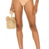 New 😀 Camila Coelho Bonita High Waist Bottom In Nude ⌛ -Camila Coelho Store COEL WX36 V1