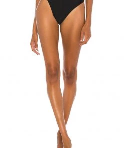 Brand new ⌛ Camila Coelho Andres High Waist Bottom In Black & Nude 🧨 -Camila Coelho Store COEL WX47 V2