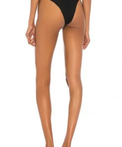 Brand new ⌛ Camila Coelho Andres High Waist Bottom In Black & Nude 🧨 -Camila Coelho Store COEL WX47 V4