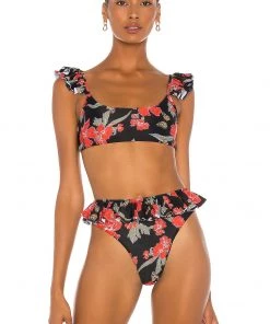 Best Pirce 🔔 Camila Coelho Portia Top In Mystic Garden 👏