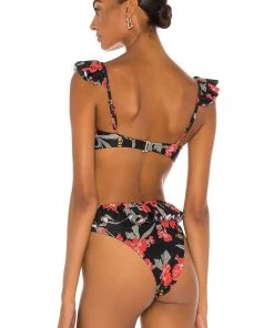 Best Pirce 🔔 Camila Coelho Portia Top In Mystic Garden 👏 -Camila Coelho Store COEL WX48 V3