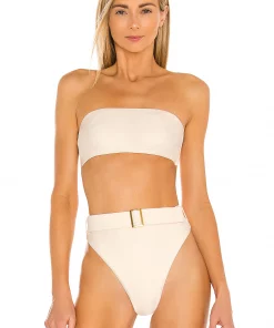 Hot Sale 👏 Camila Coelho Catarina Top In Creme 🔥