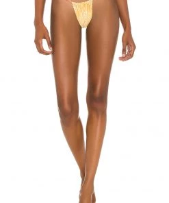 Best reviews of 🔔 Camila Coelho Alipha Bottom In Orange & Yellow Palm ⭐