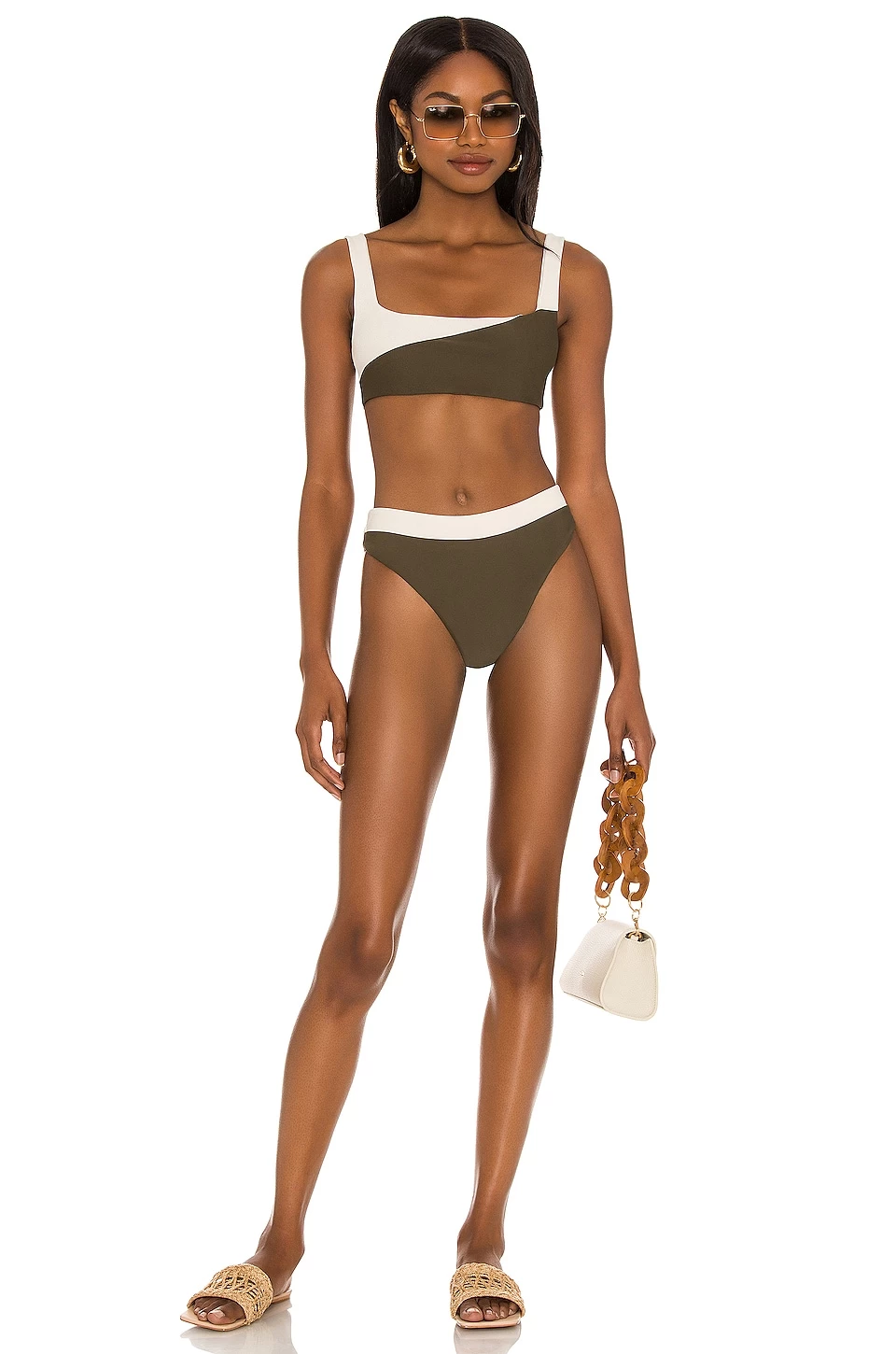 Cheap π Camila Coelho Santos Bottom In Ivory & Sage β€οΈ 6 Cheap π Camila Coelho Santos Bottom In Ivory & Sage β€οΈ - Image 4