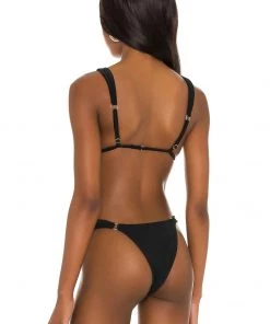 Best Sale 👏 Camila Coelho Alanza Top In Black ✨ -Camila Coelho Store COEL WX70 V3