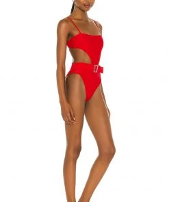 Promo 👏 Camila Coelho Paulista One Piece In Red ❤️ -Camila Coelho Store COEL WX77 V2