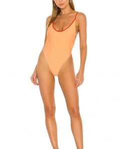 Best Sale ✔️ Camila Coelho Yara One Piece In Orange 🔔 -Camila Coelho Store COEL WX78 V2