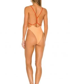 Best Sale ✔️ Camila Coelho Yara One Piece In Orange 🔔 -Camila Coelho Store COEL WX78 V4