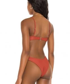 Best Sale ✔️ Camila Coelho Harbor Top In Rust 😍 -Camila Coelho Store COEL WX84 V3