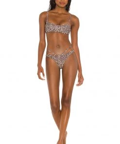 Promo 🎉 Camila Coelho Lorena Bottom In Natural Leopard 🧨 -Camila Coelho Store COEL WX94 V4