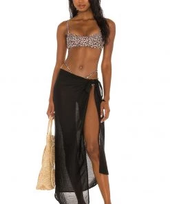 Hot Sale ❤️ Camila Coelho Lorena Top In Natural Leopard 😀 -Camila Coelho Store COEL WX95 V4